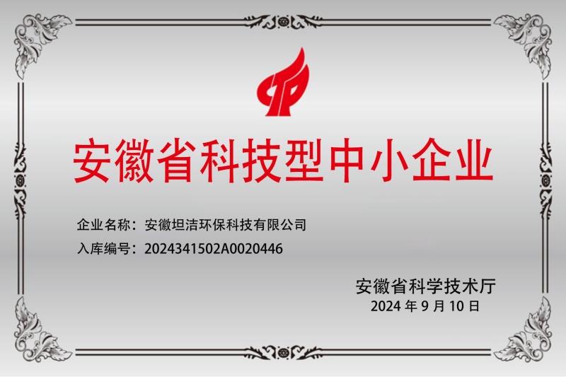 房山安徽科技型中小企业证书